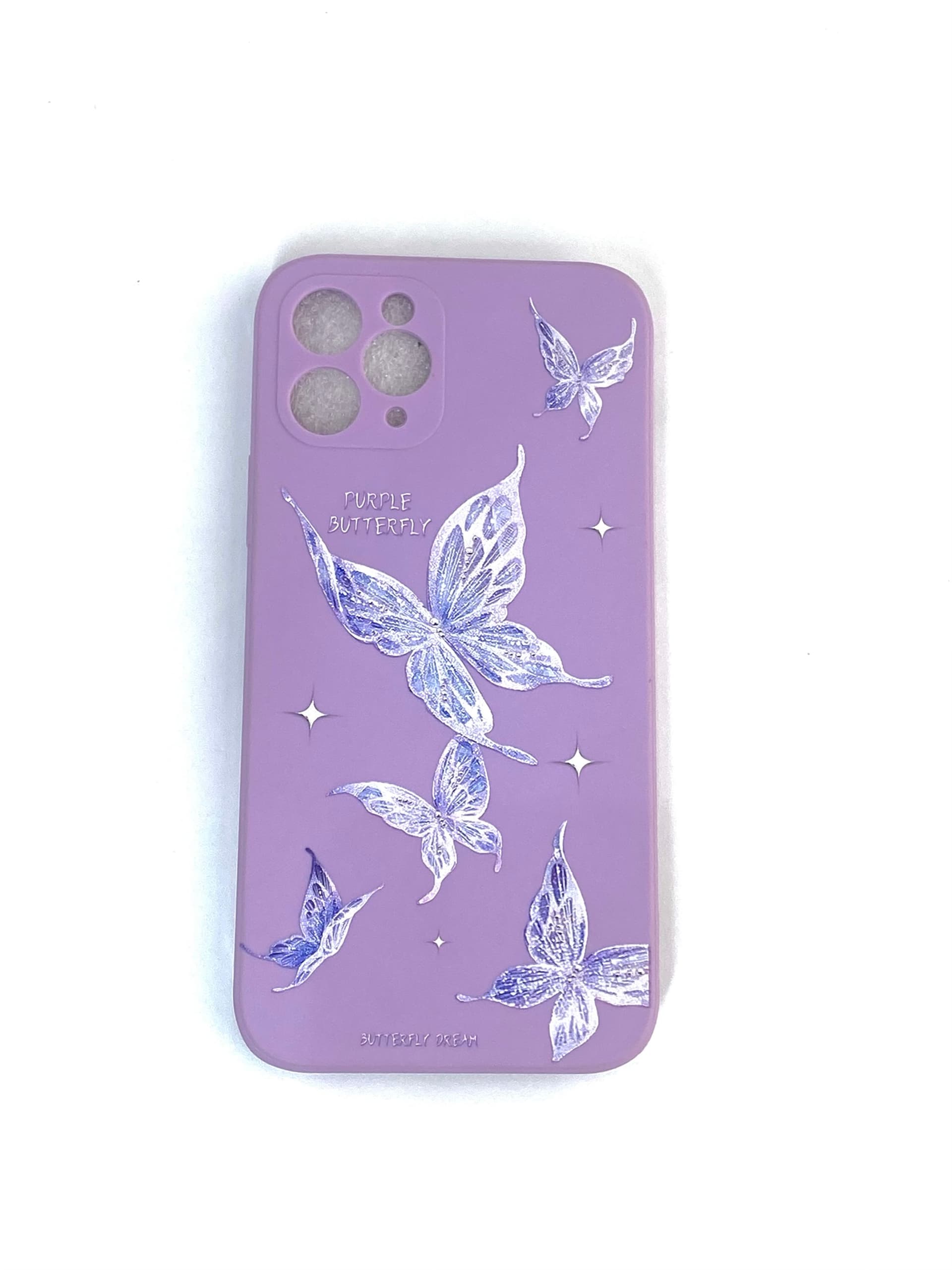 Lavender Butterfly Case